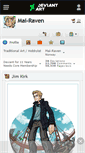 Mobile Screenshot of mai-raven.deviantart.com