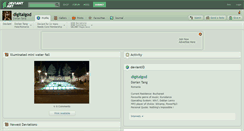 Desktop Screenshot of digitalgod.deviantart.com