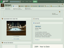 Tablet Screenshot of digitalgod.deviantart.com