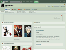 Tablet Screenshot of grab-yamato.deviantart.com