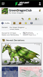 Mobile Screenshot of greendragonclub.deviantart.com