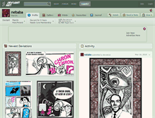 Tablet Screenshot of nebaba.deviantart.com