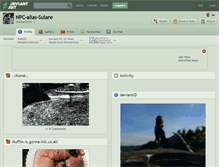 Tablet Screenshot of npc-alias-sulare.deviantart.com