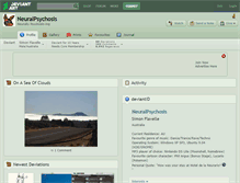 Tablet Screenshot of neuralpsychosis.deviantart.com