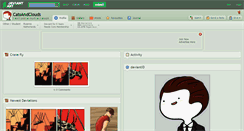 Desktop Screenshot of catsandclouds.deviantart.com