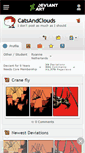 Mobile Screenshot of catsandclouds.deviantart.com