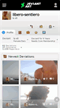 Mobile Screenshot of libero-sentiero.deviantart.com