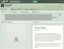 Tablet Screenshot of huesca000.deviantart.com