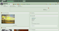 Desktop Screenshot of malvine-x.deviantart.com