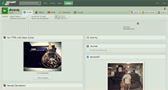 Desktop Screenshot of dhrandy.deviantart.com
