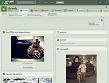 Tablet Screenshot of dhrandy.deviantart.com