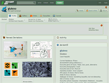 Tablet Screenshot of glutexo.deviantart.com