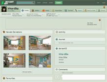 Tablet Screenshot of irina-silka.deviantart.com