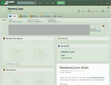 Tablet Screenshot of memory-less.deviantart.com