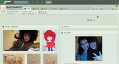 Desktop Screenshot of beautyangel95.deviantart.com