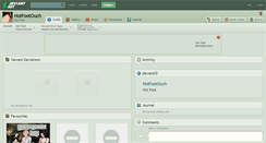 Desktop Screenshot of hotfootouch.deviantart.com