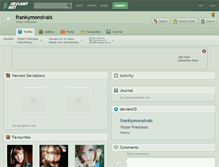 Tablet Screenshot of frankymonsivais.deviantart.com