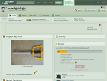 Tablet Screenshot of moonlight-fright.deviantart.com
