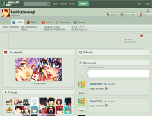 Tablet Screenshot of kamikaze-usagi.deviantart.com