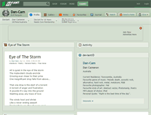 Tablet Screenshot of dan-cam.deviantart.com