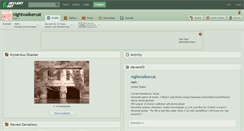 Desktop Screenshot of nightwalkercat.deviantart.com