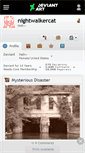 Mobile Screenshot of nightwalkercat.deviantart.com