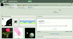 Desktop Screenshot of mattfury.deviantart.com