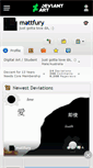Mobile Screenshot of mattfury.deviantart.com