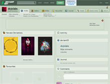 Tablet Screenshot of dojolabs.deviantart.com