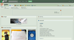 Desktop Screenshot of moklin.deviantart.com