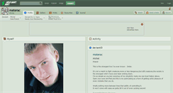 Desktop Screenshot of materac.deviantart.com