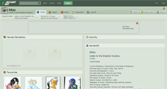 Desktop Screenshot of kitzu.deviantart.com
