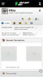 Mobile Screenshot of kitzu.deviantart.com