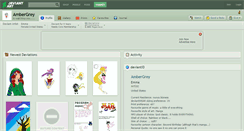 Desktop Screenshot of ambergrey.deviantart.com