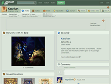 Tablet Screenshot of kasu-kan.deviantart.com