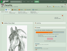 Tablet Screenshot of fiercefilly.deviantart.com