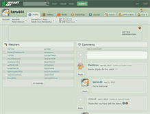 Tablet Screenshot of kero444.deviantart.com