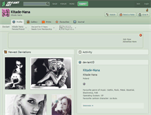 Tablet Screenshot of kitade-nana.deviantart.com