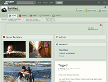 Tablet Screenshot of bastblast.deviantart.com