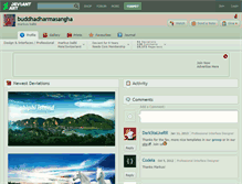 Tablet Screenshot of buddhadharmasangha.deviantart.com