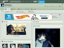 Tablet Screenshot of animacion.deviantart.com