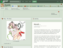 Tablet Screenshot of kiyumiai.deviantart.com