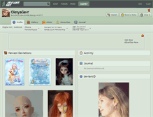 Tablet Screenshot of olesyagavr.deviantart.com