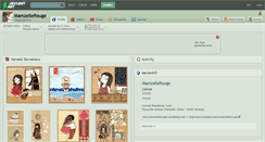 Desktop Screenshot of mamzellerouge.deviantart.com