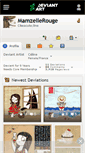 Mobile Screenshot of mamzellerouge.deviantart.com