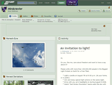 Tablet Screenshot of mindcrawler.deviantart.com