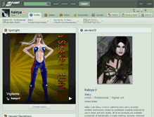 Tablet Screenshot of kaleya.deviantart.com