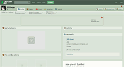 Desktop Screenshot of jilli-bean.deviantart.com