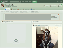 Tablet Screenshot of humanimalzoo.deviantart.com