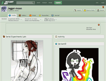 Tablet Screenshot of jagger-moon.deviantart.com